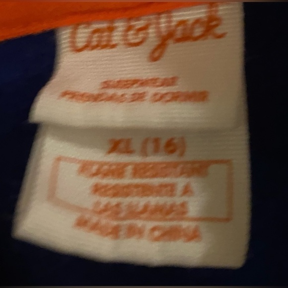 Cat & Jack Kids Size XL 16 Rocket Hooded Onsie ~ - Picture 3 of 3